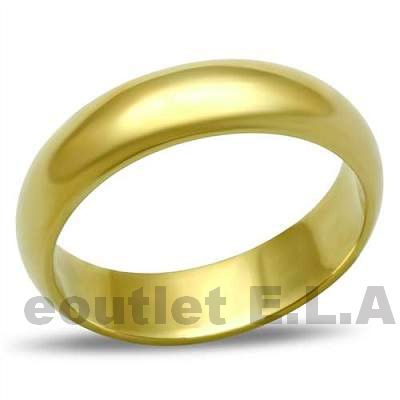 5mm WIDE PLAIN GOLD BAND RING 14KRGP-4 sizes